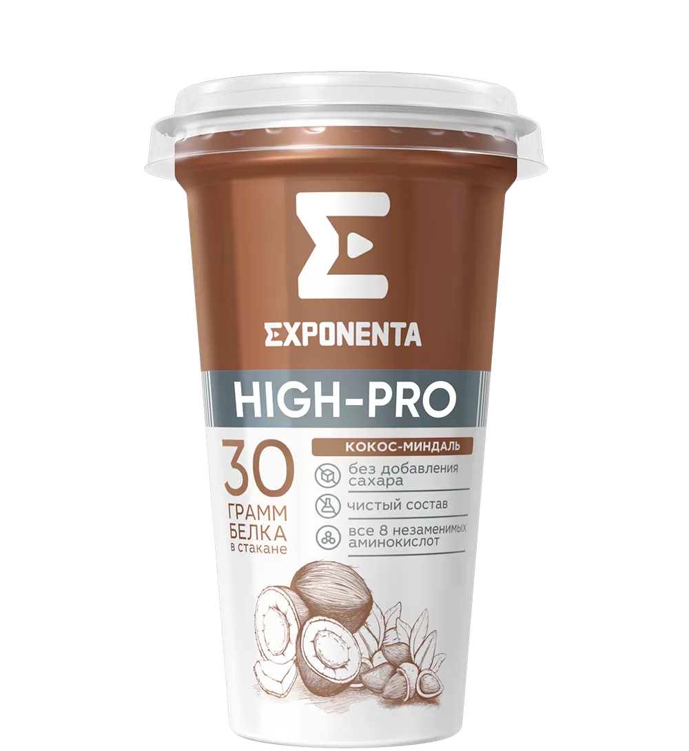 EXPONENTA HIGH-PRO кокос-миндаль