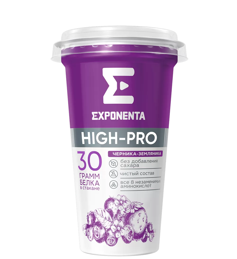 EXPONENTA HIGH-PRO черника-земляника